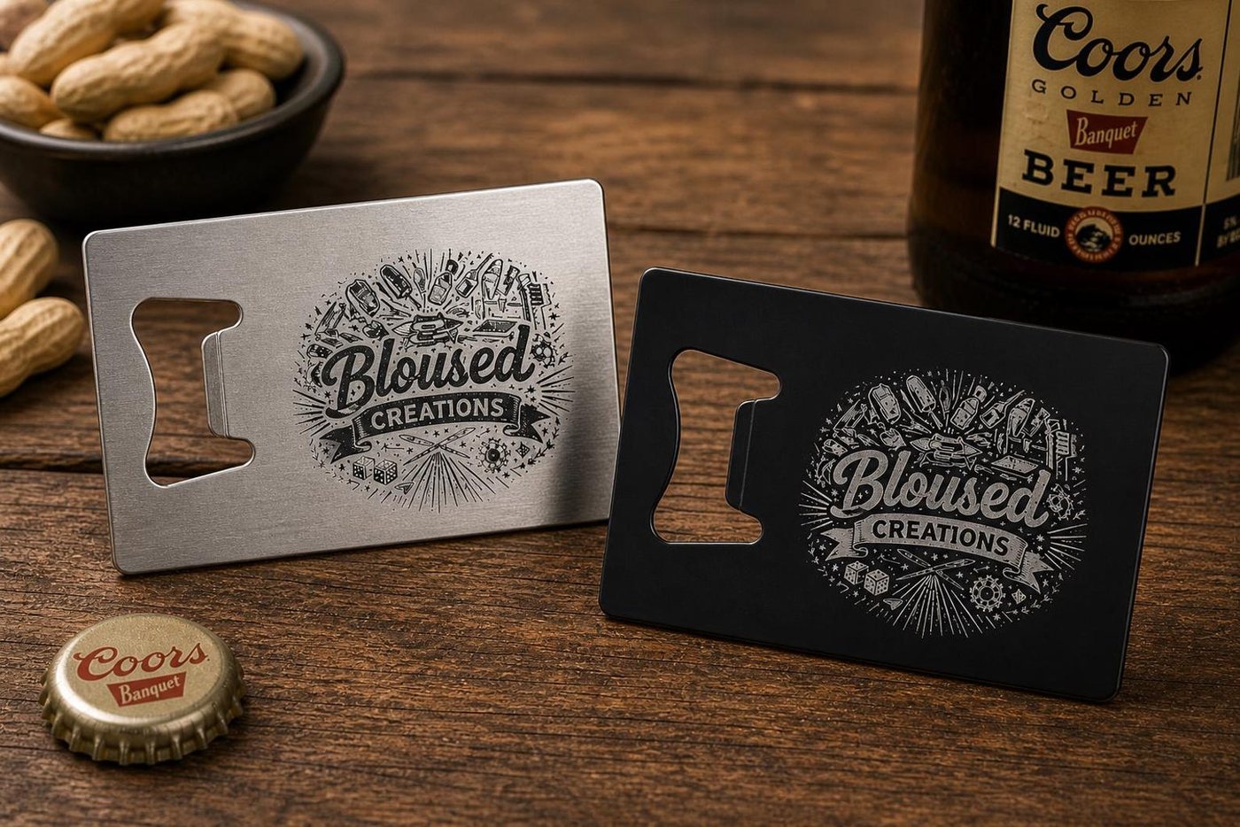 Custom Logo Wallet Bottle Opener Card